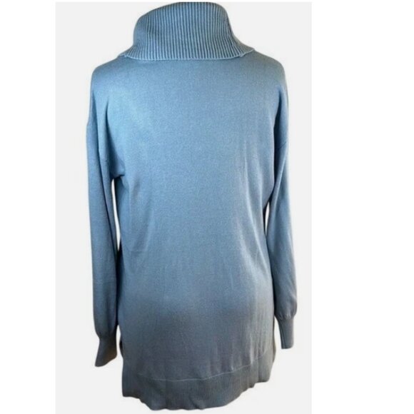 Preloved LOFT Cowl Neck Tunic Sweater, Size L - Picture 2 of 7